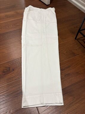 White Wide Leg Jeans - Women's Flare & Wide Leg